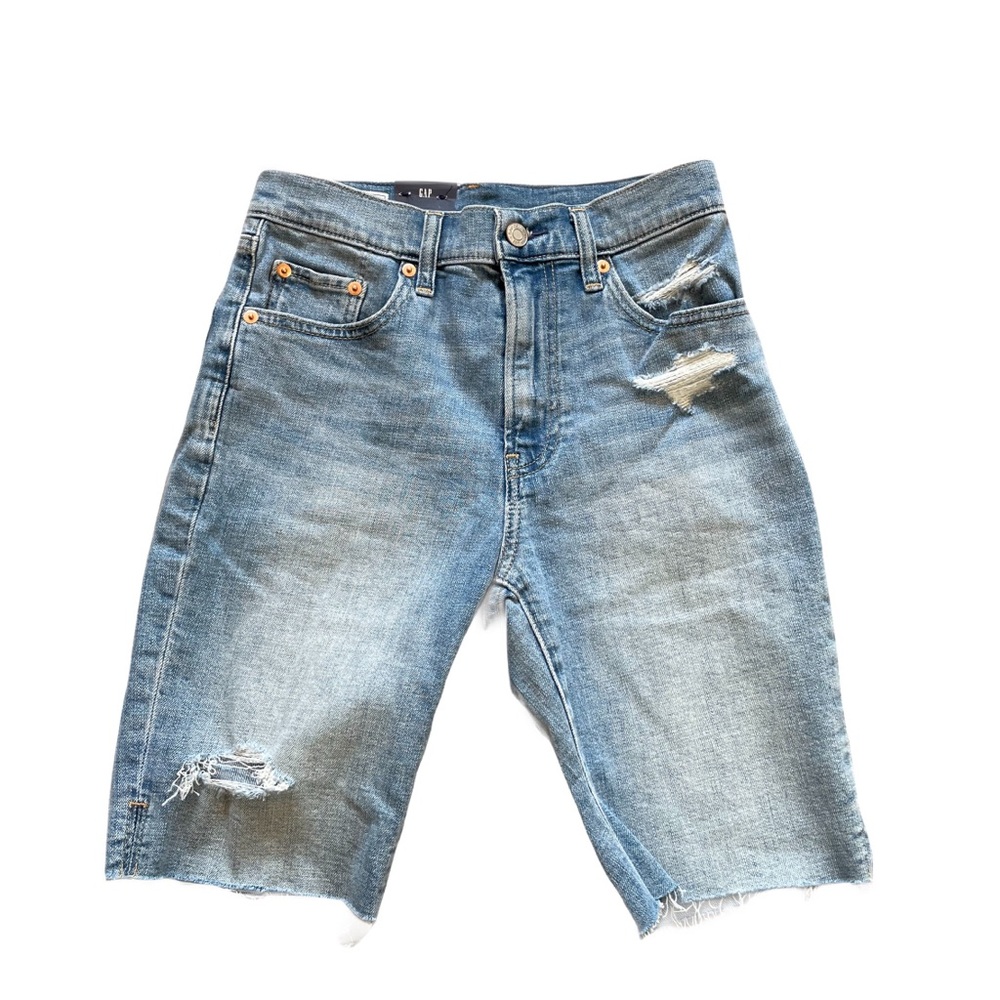 ❤️ GAP BERMUDA DENIM SHORTS SIZE 24 LIGHT WASH